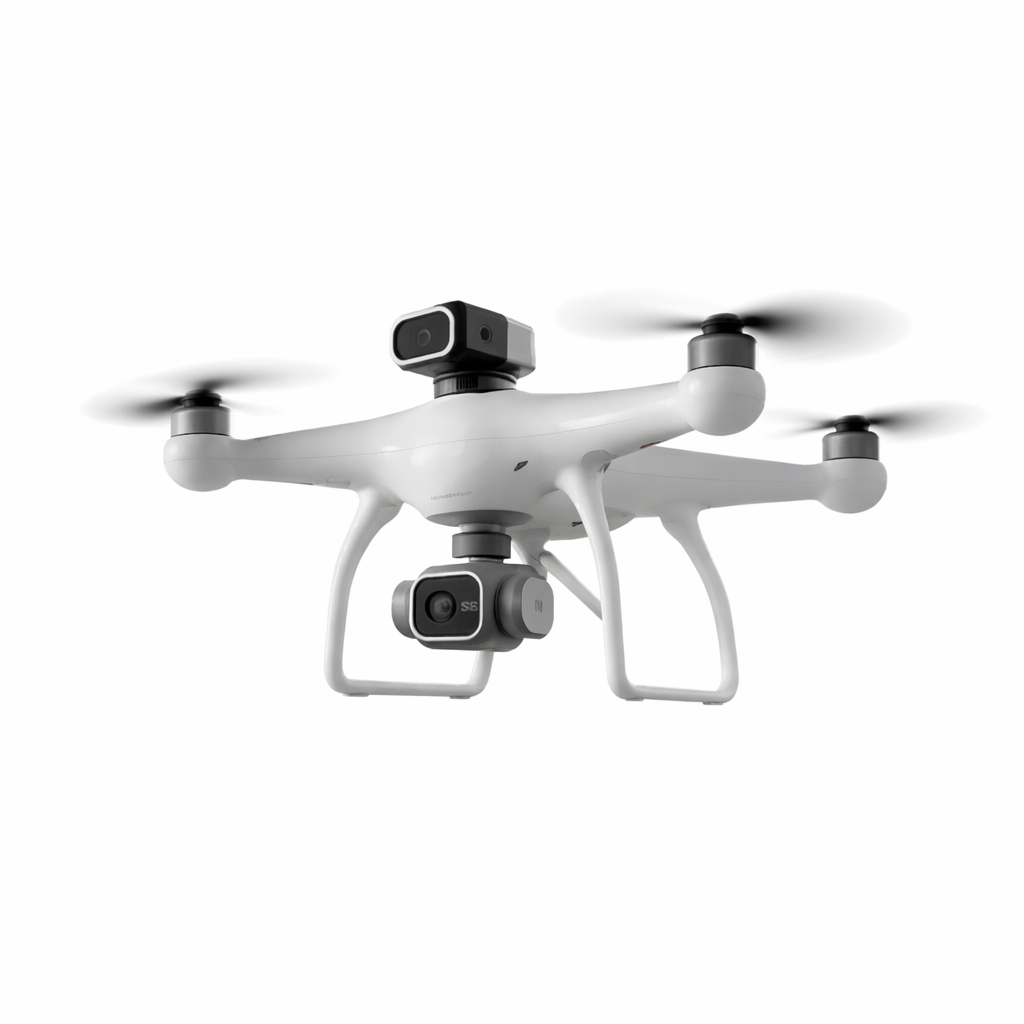 Drone Dronesafe avec double caméra et télécommande